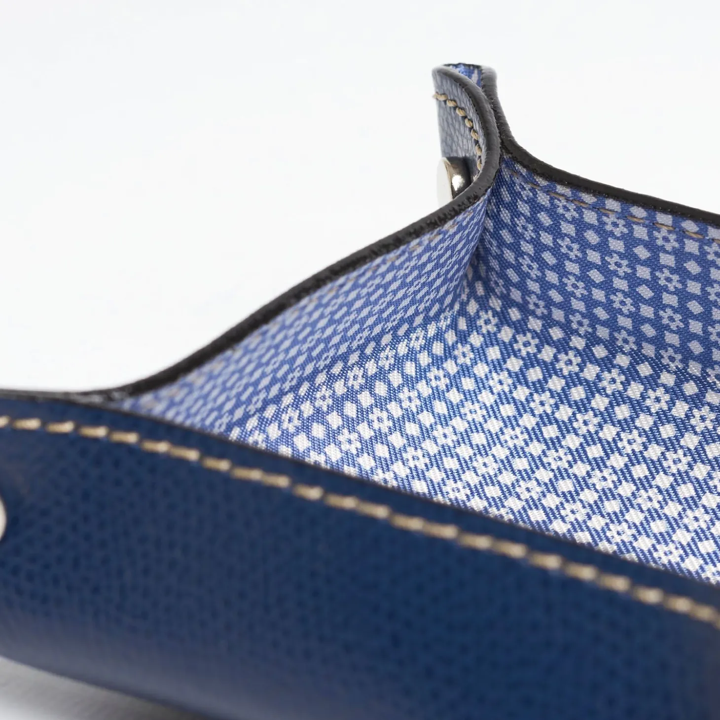 Blue Small Leather Vide00A0Poche