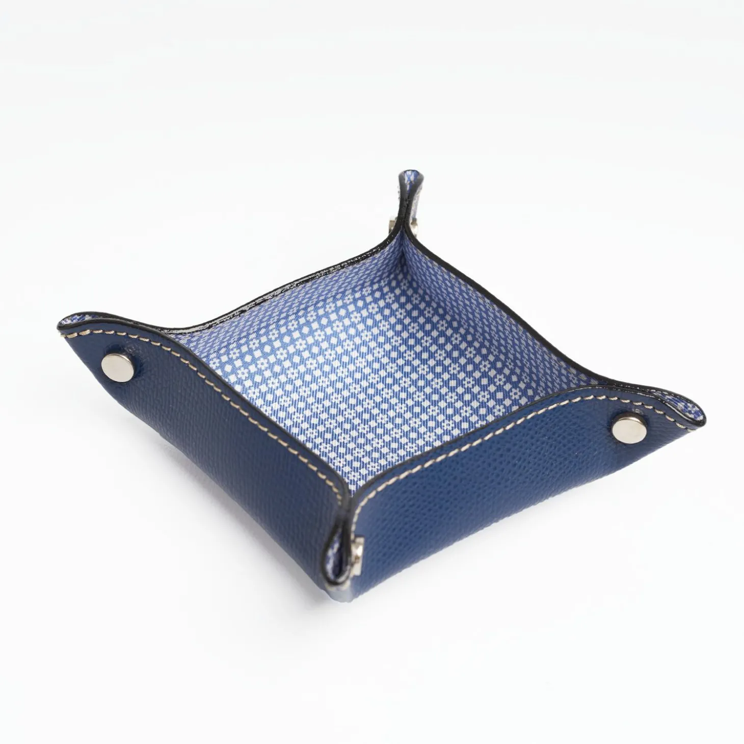 Blue Small Leather Vide00A0Poche