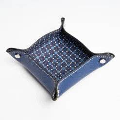 Blue Small Leather Vide00A0Poche