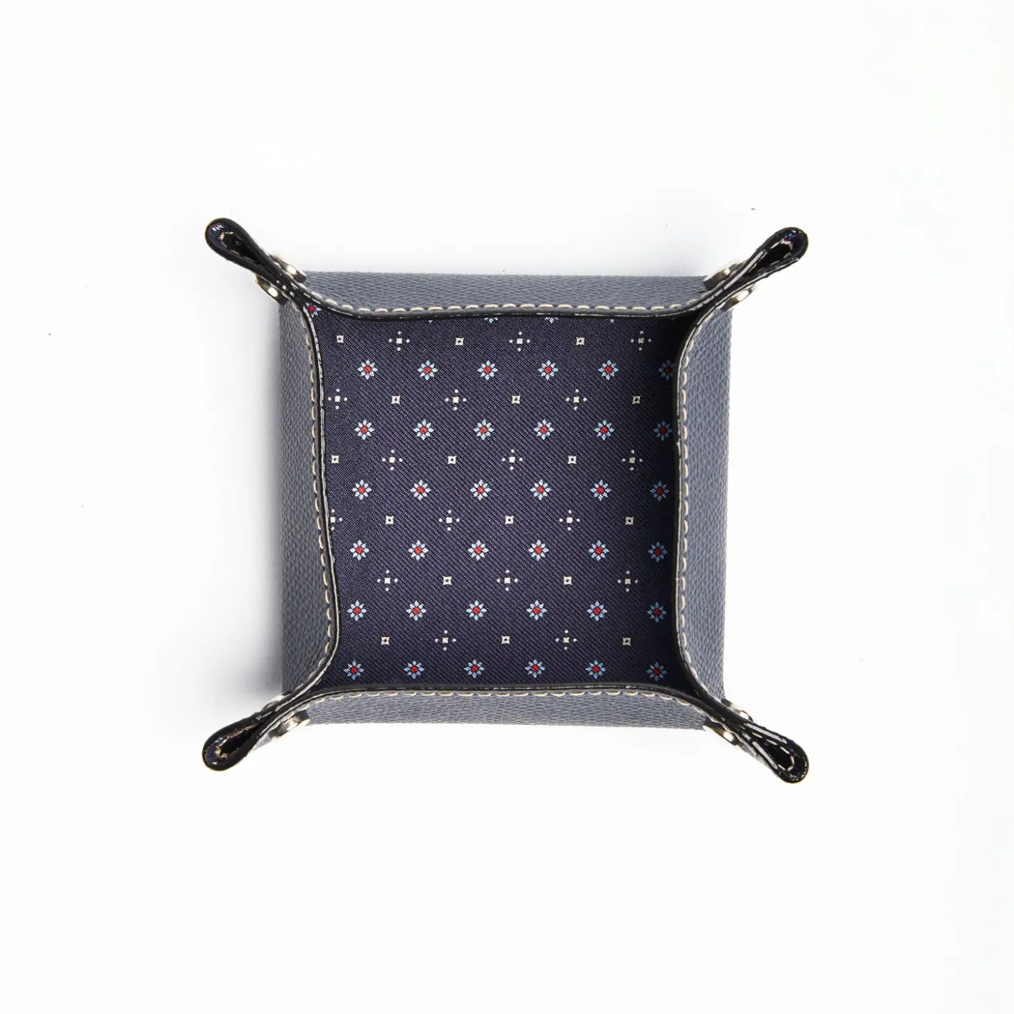 Blue Small Leather Vide00A0Poche