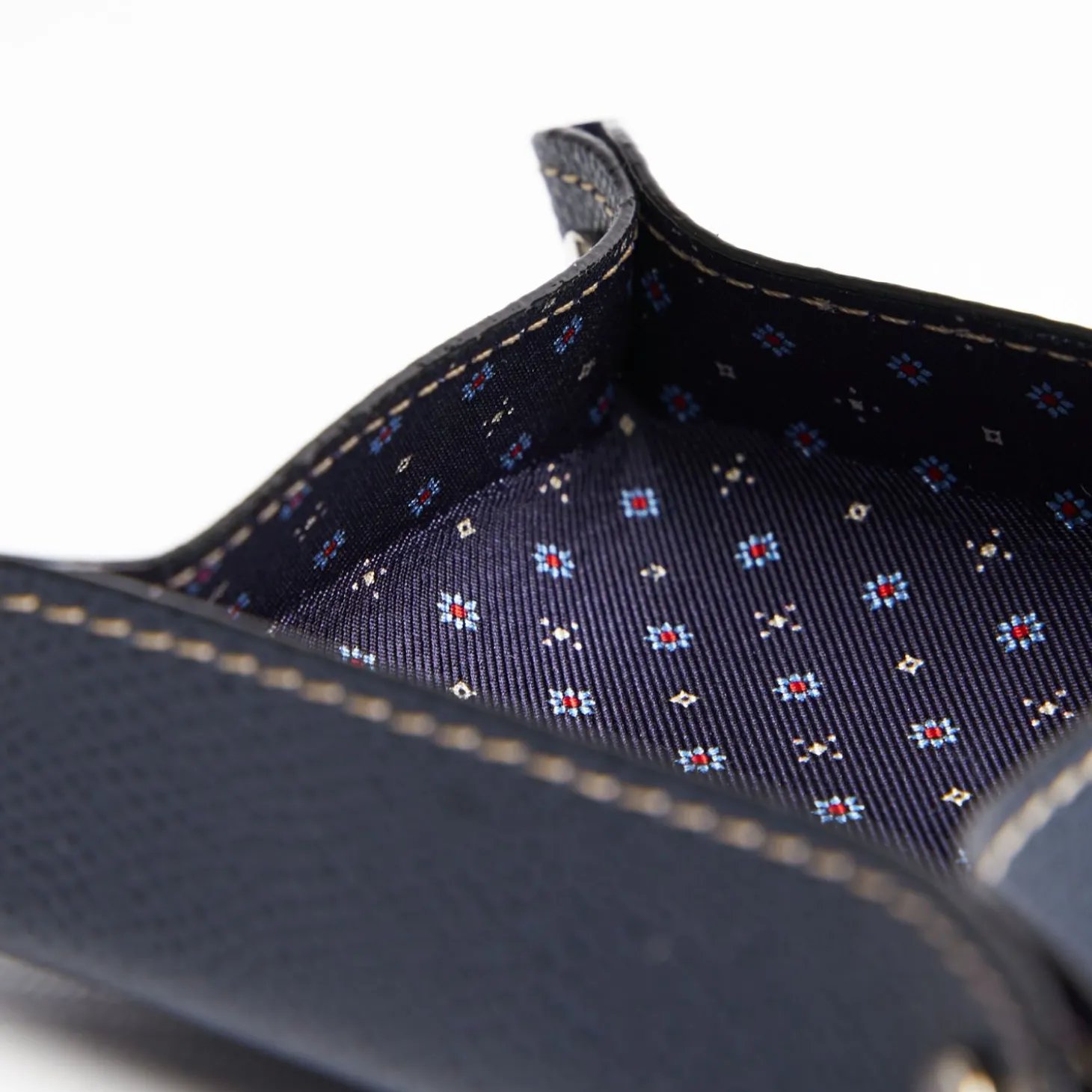 Blue Small Leather Vide00A0Poche