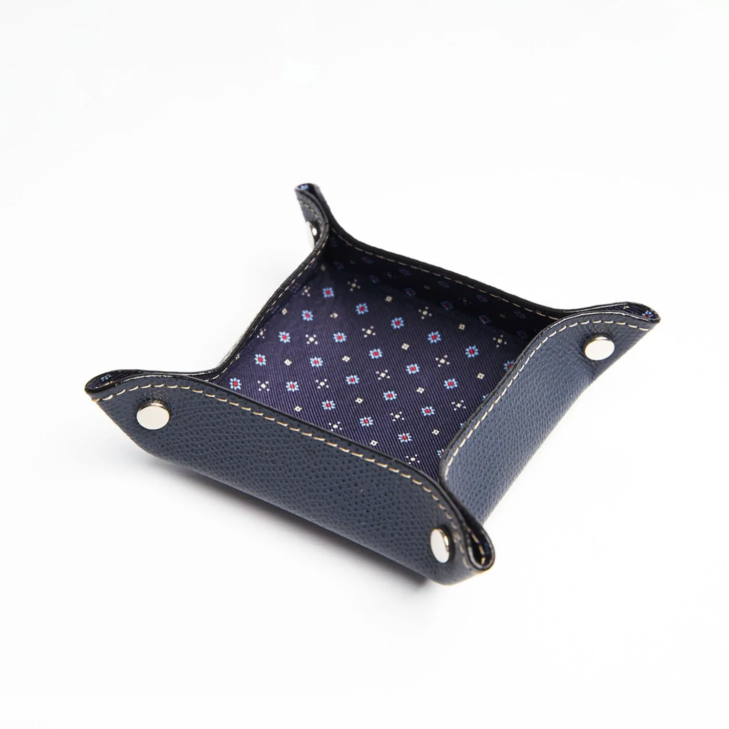 Blue Small Leather Vide00A0Poche