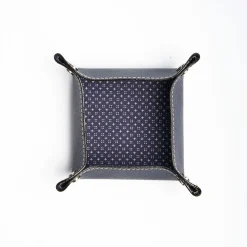 Blue Small Leather Vide00A0Poche
