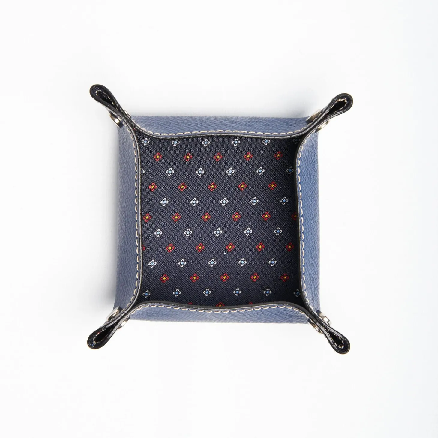 Blue Small Leather Vide00A0Poche