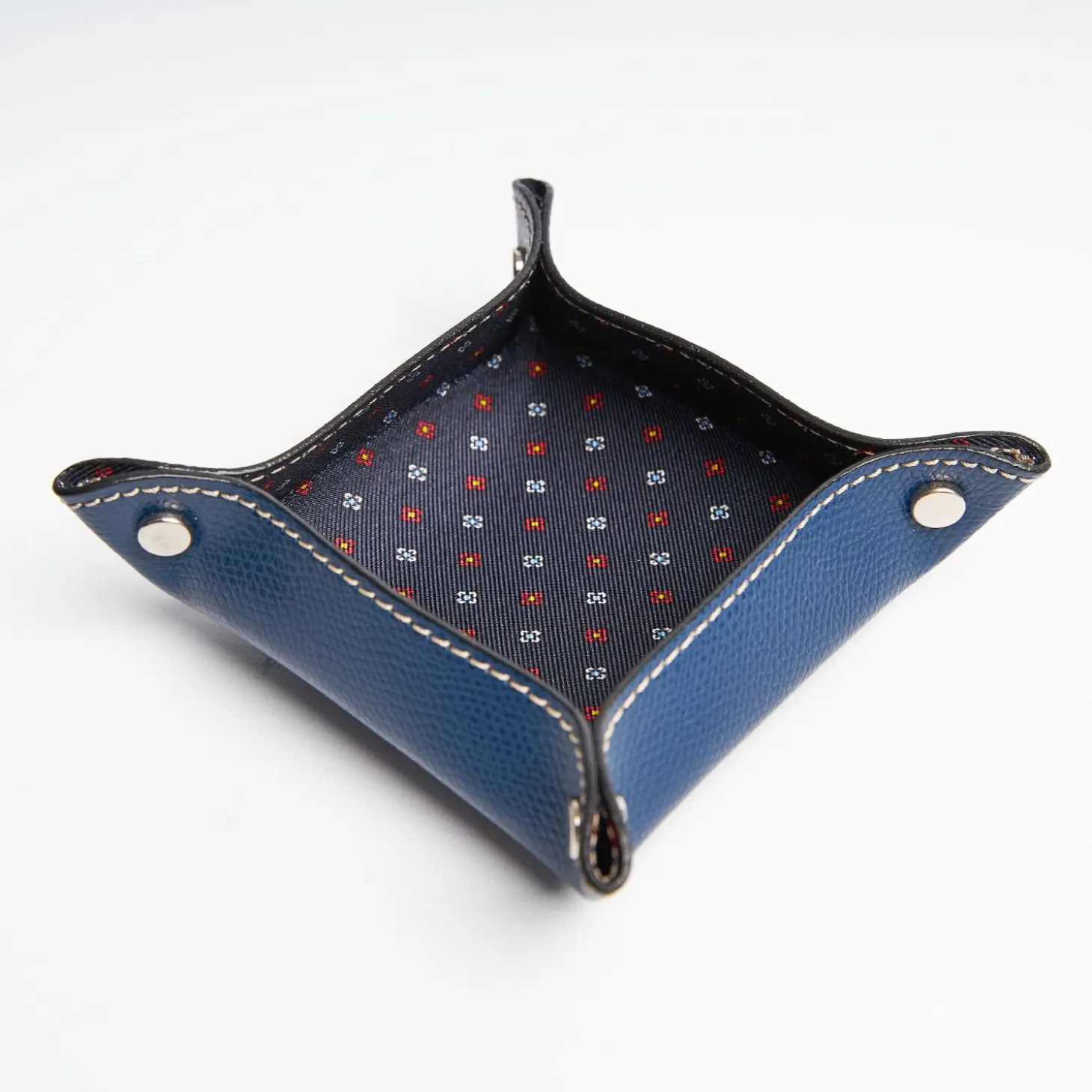 Blue Small Leather Vide00A0Poche