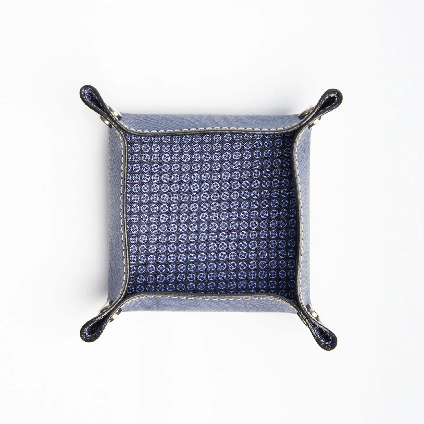 Blue Small Leather Vide00A0Poche