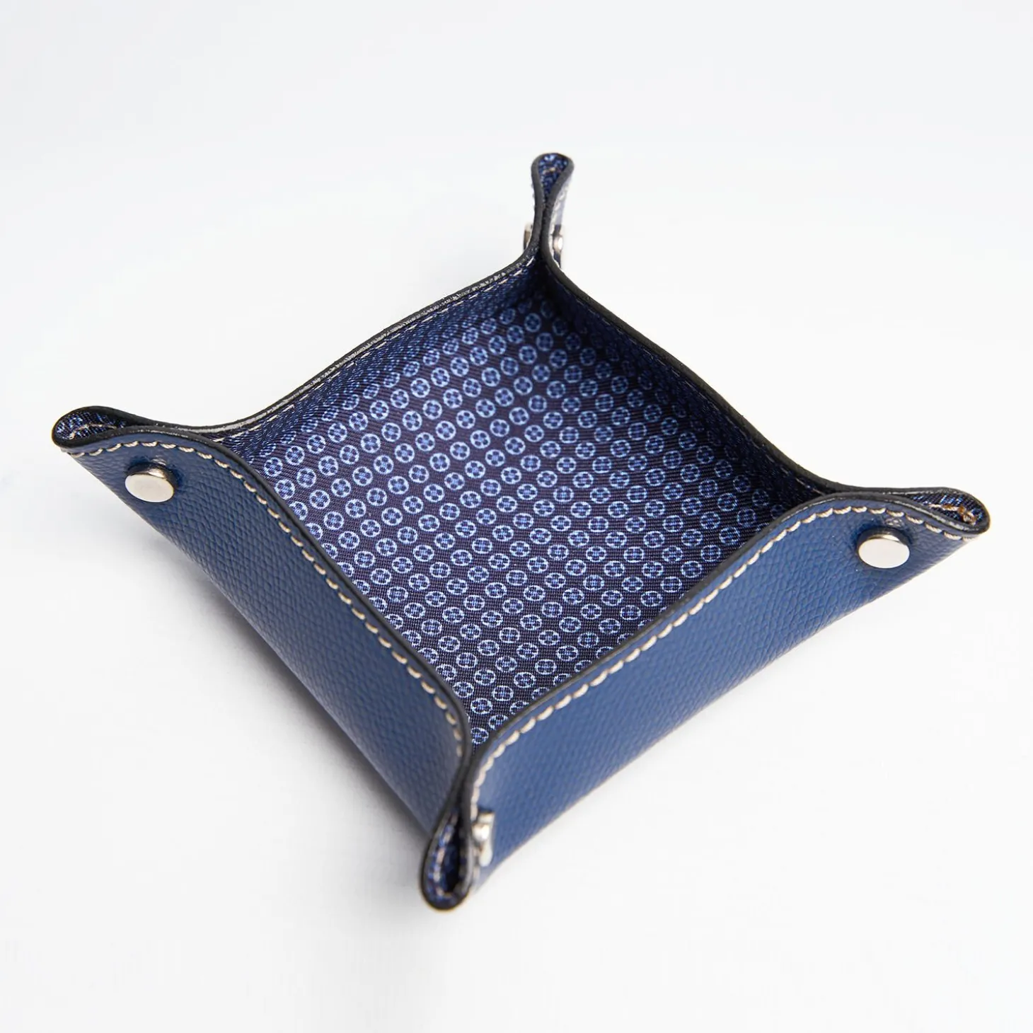 Blue Small Leather Vide00A0Poche
