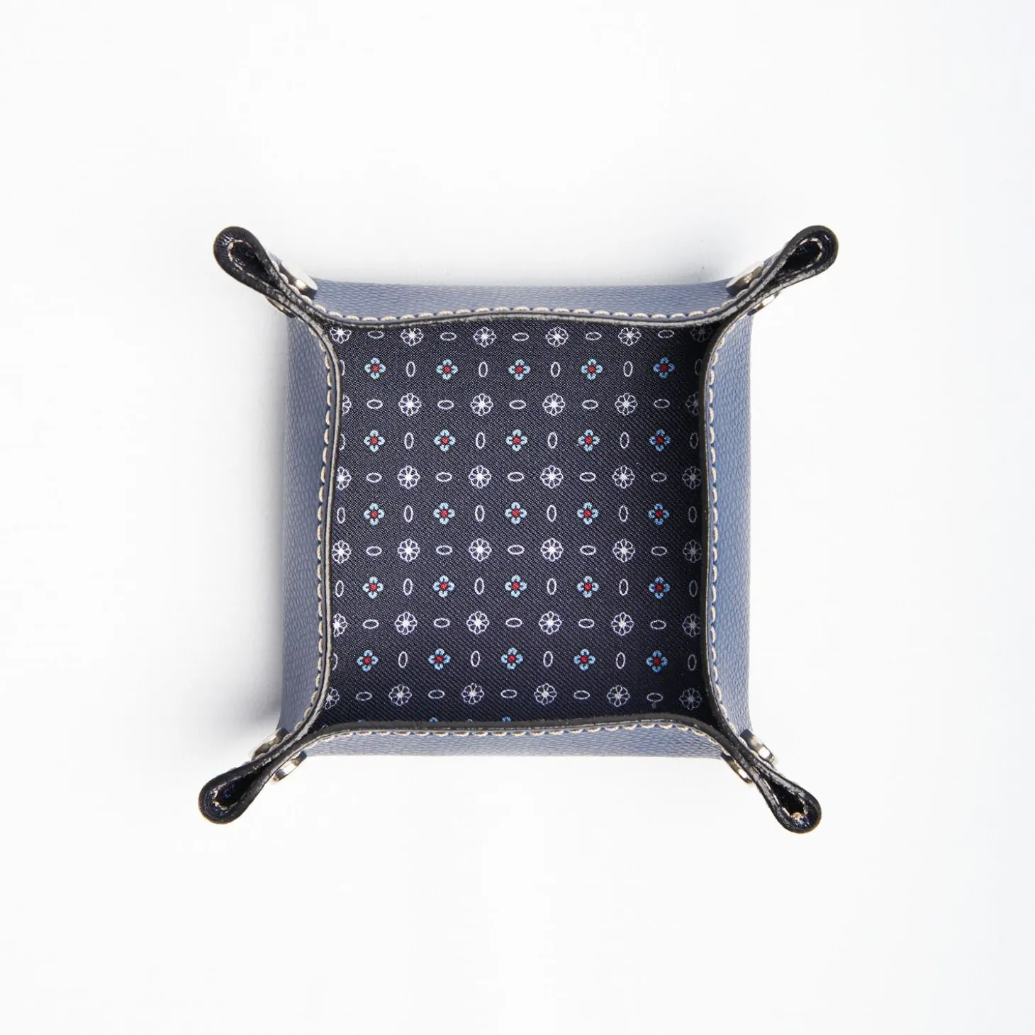 Blue Small Leather Vide00A0Poche