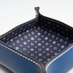 Blue Small Leather Vide00A0Poche