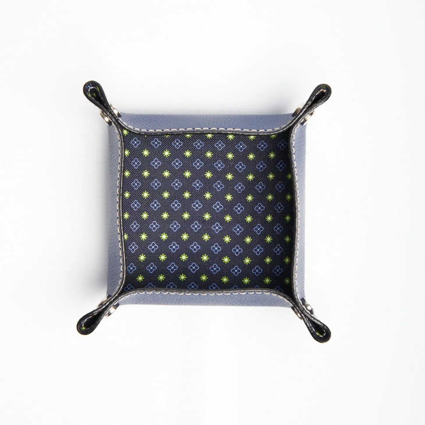 Blue Small Leather Vide00A0Poche