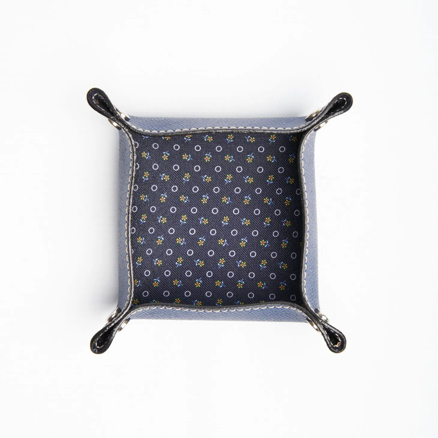 Blue Small Leather Vide00A0Poche