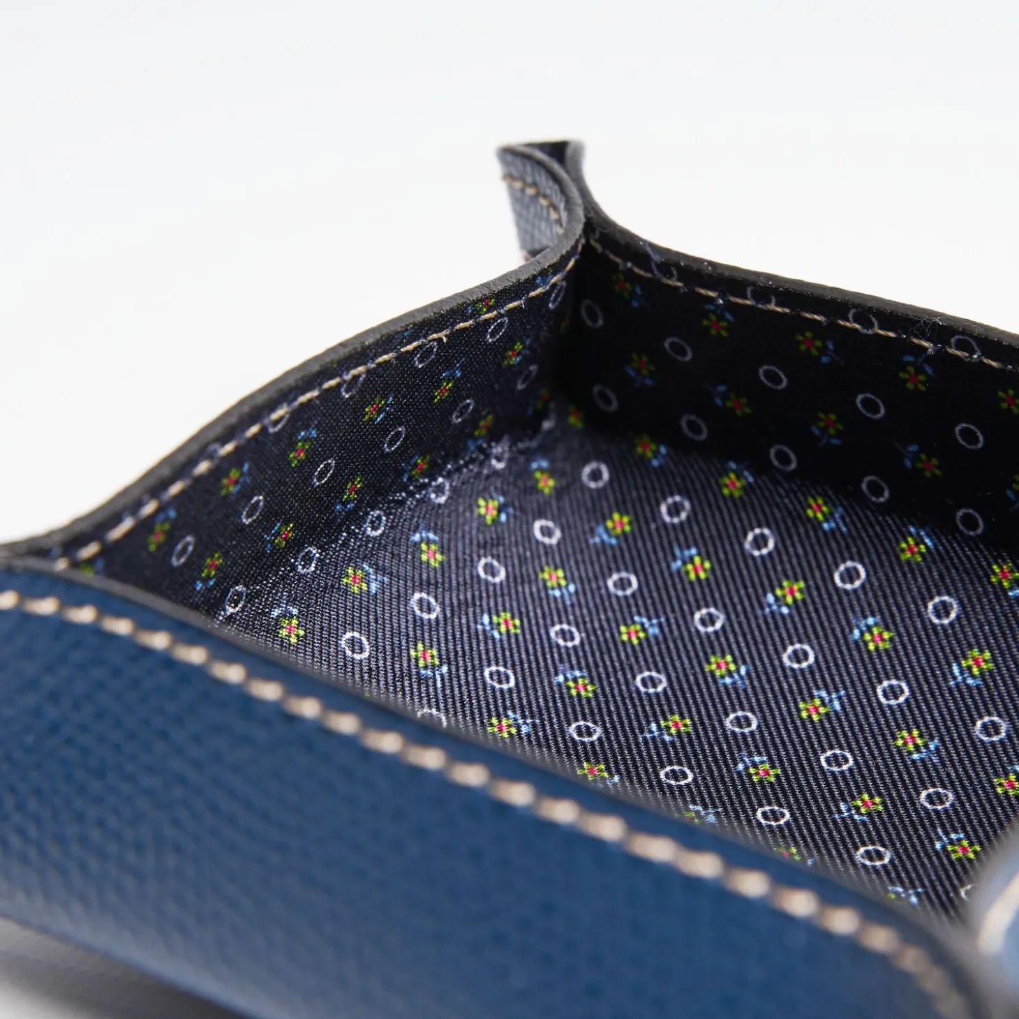 Blue Small Leather Vide00A0Poche