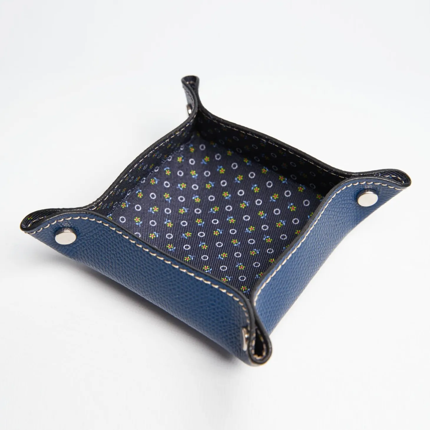 Blue Small Leather Vide00A0Poche