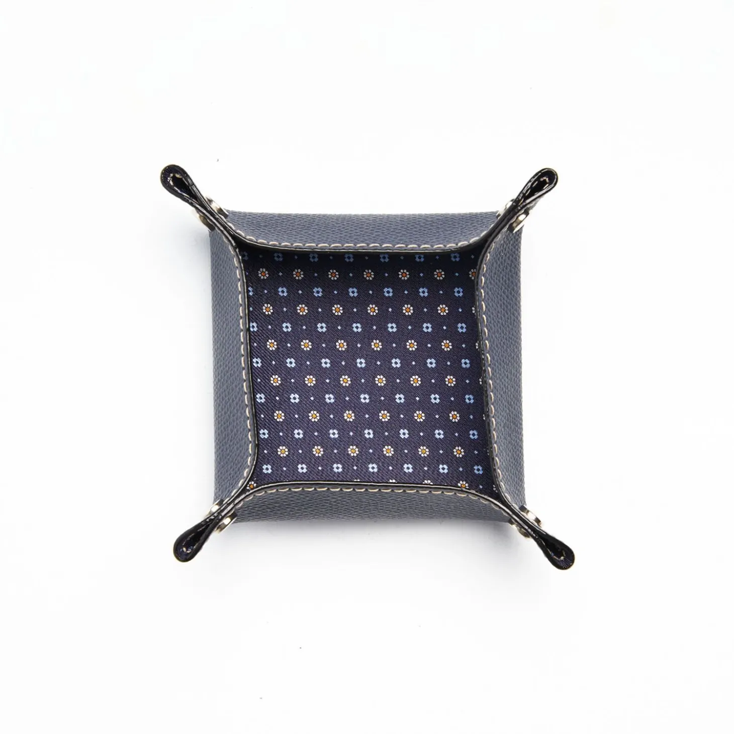 Blue Small Leather Vide00A0Poche