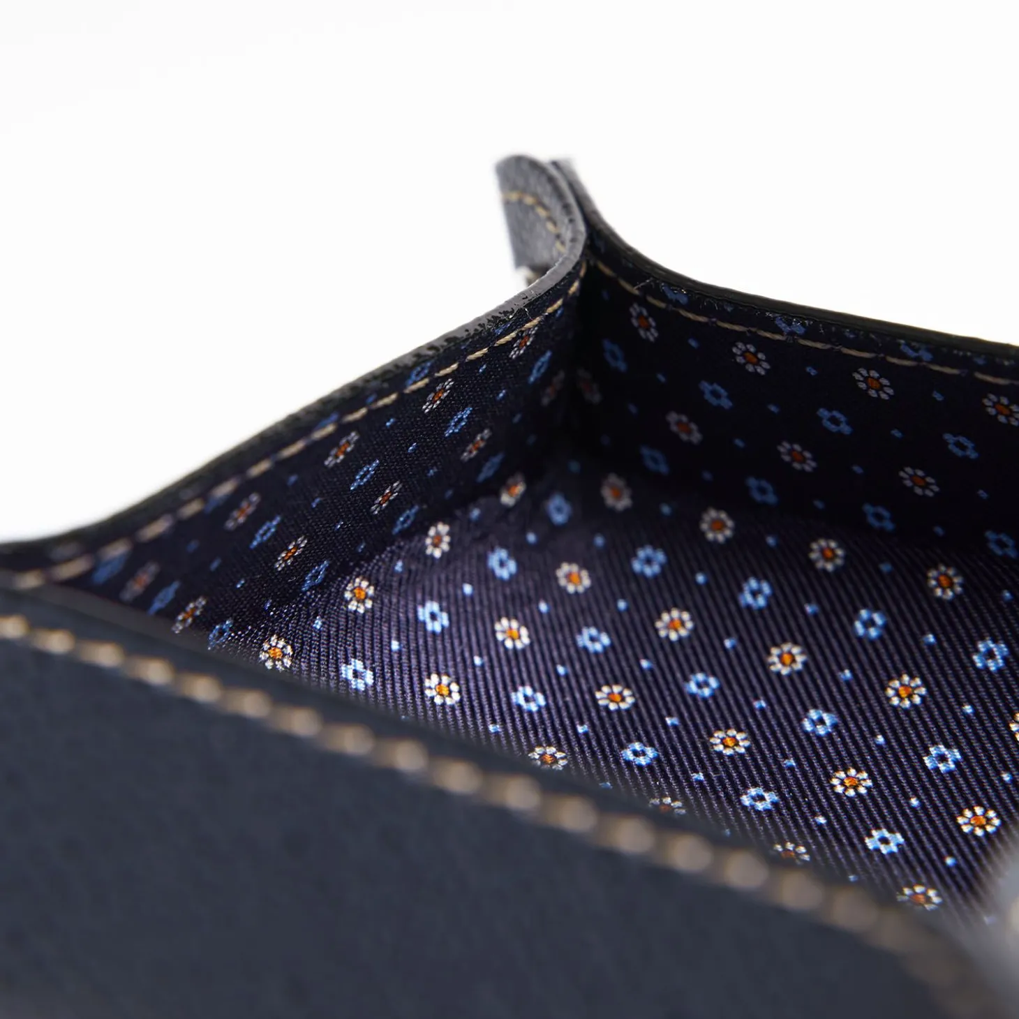 Blue Small Leather Vide00A0Poche