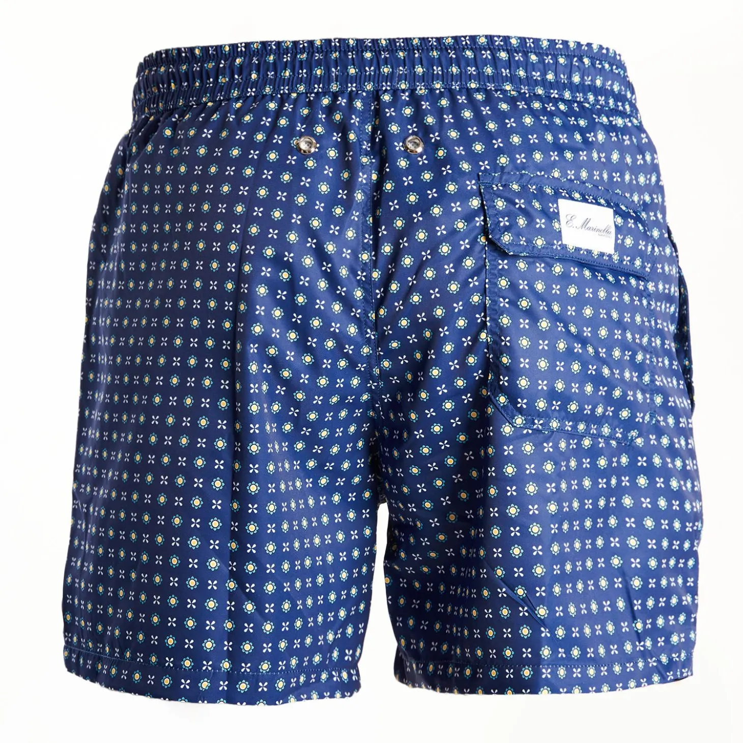 Blue Swim Shorts- Large Patterns