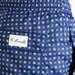 Blue Swim Shorts- Large Patterns