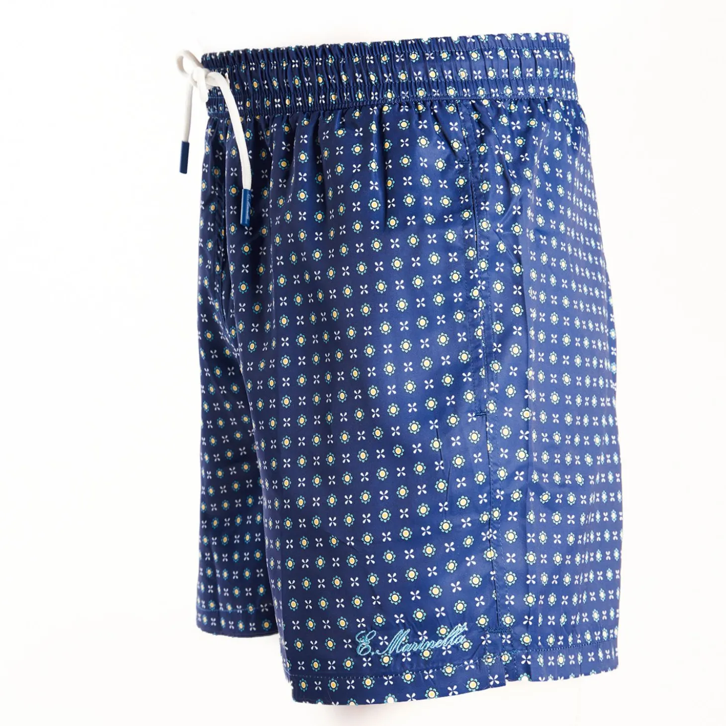 Blue Swim Shorts- Large Patterns