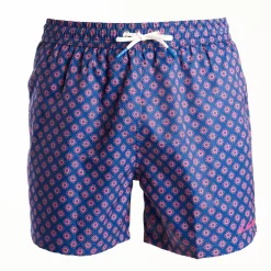 Blue Swim Shorts - Large Patterns