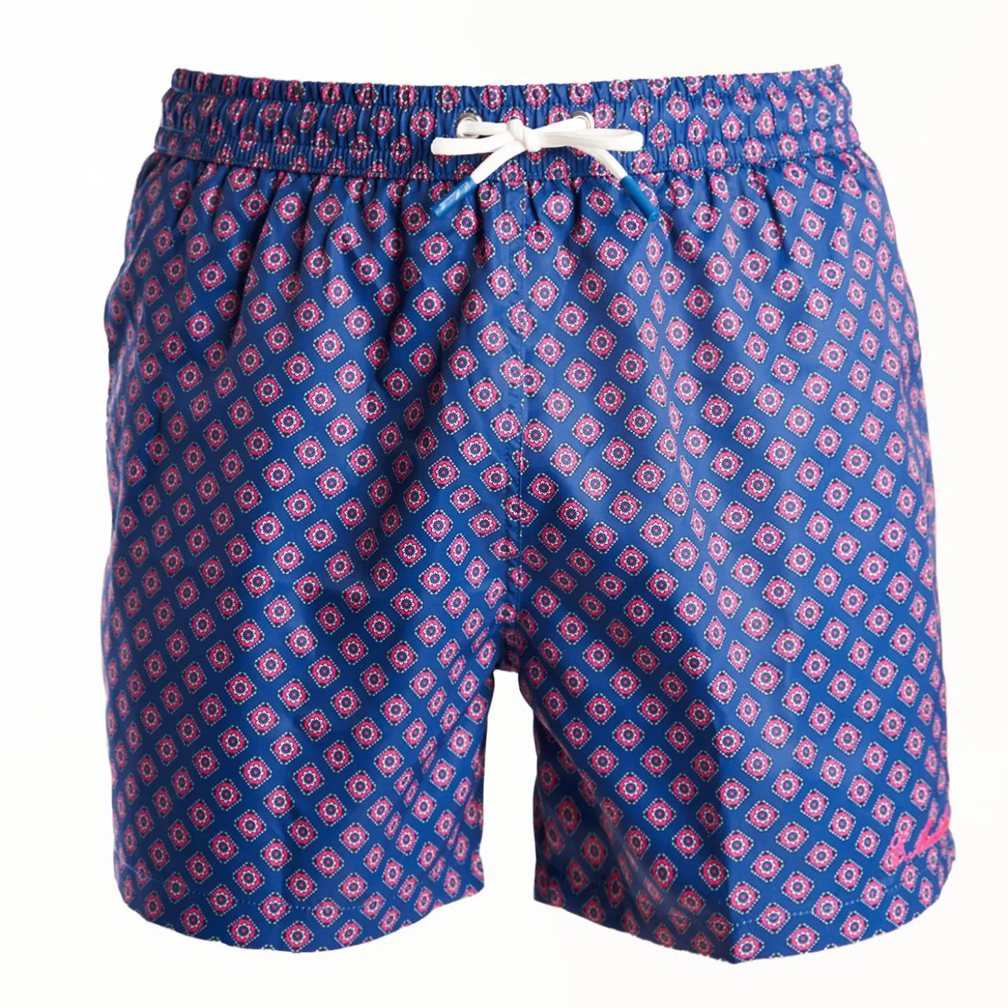 Blue Swim Shorts - Large Patterns