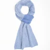 Bluette And Beige Cashmere Neck Warmer