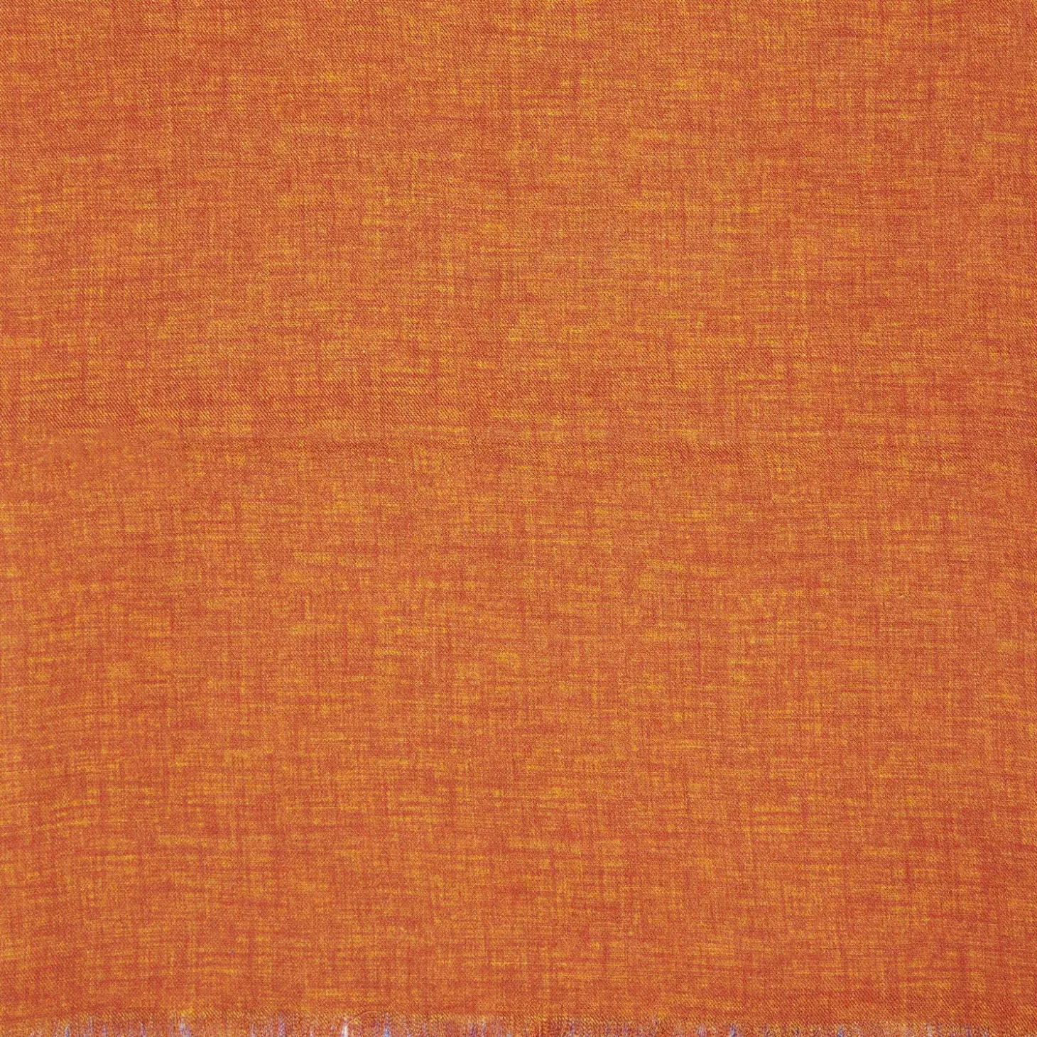 Bluette And Orange Wool And Silk Scarf Floral Pattern