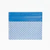 Bluette Leather And Silk Credit Card Holder - 5 Compartments