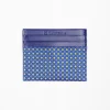 Bluette Leather And Silk Credit Card Holder - 5 Compartments