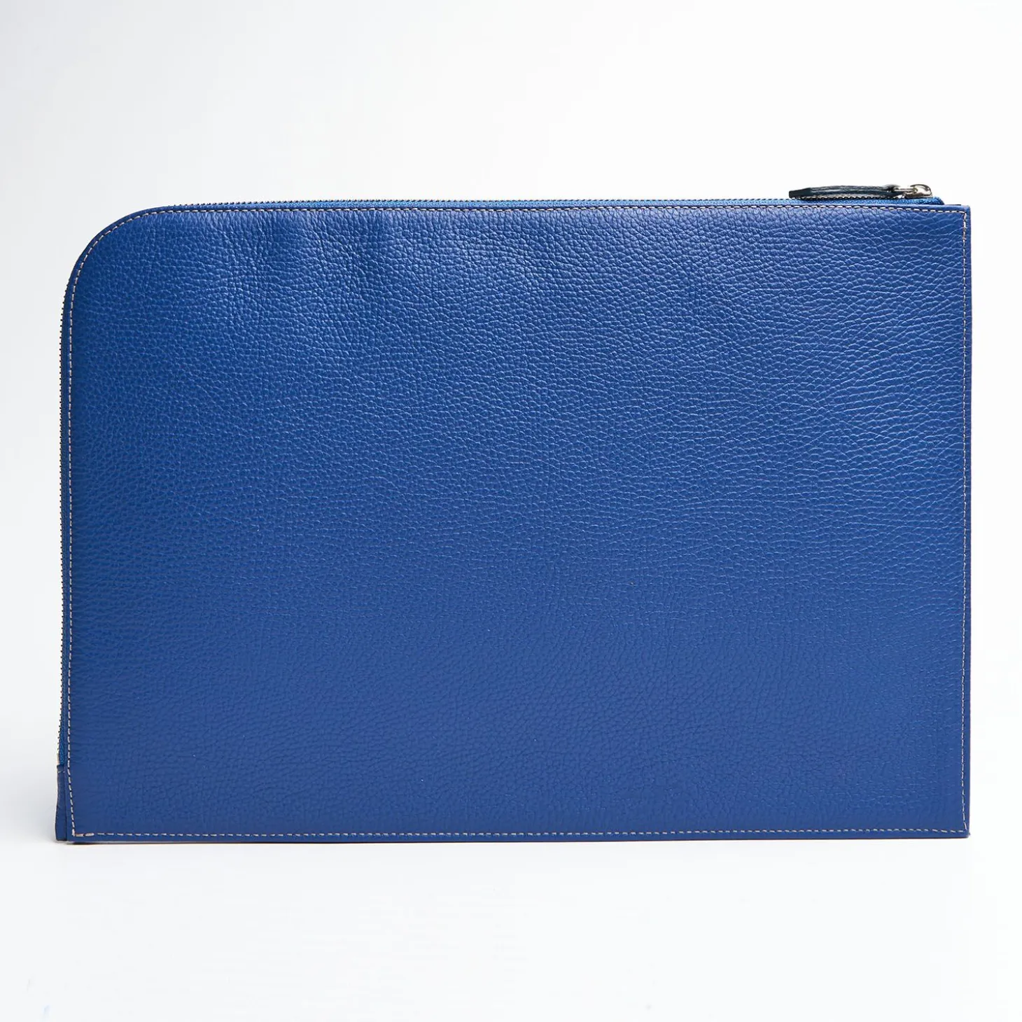 Bluette Leather Portfolio With Strap