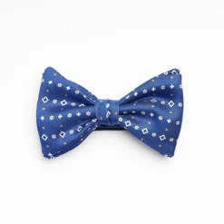 Bluette Pre-Knotted Silk Bowtie- Small Flower Pattern