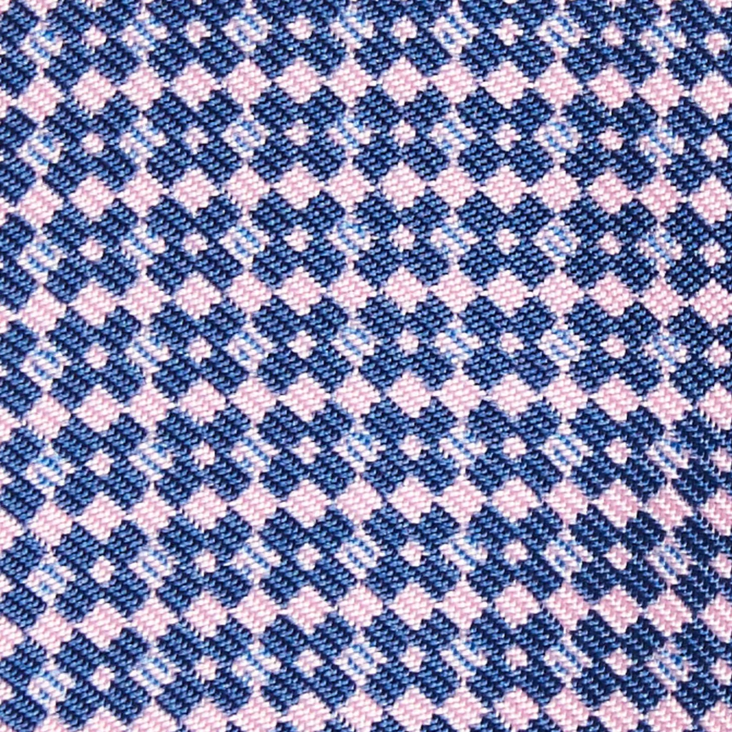 Bluette Silk Bowtie To Self-Tie Small Flower Pattern
