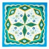 Bluette Silk Scarf 90 - Floral Pattern