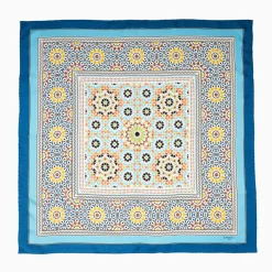 Bluette Silk Scarf 90 - Mosaic
