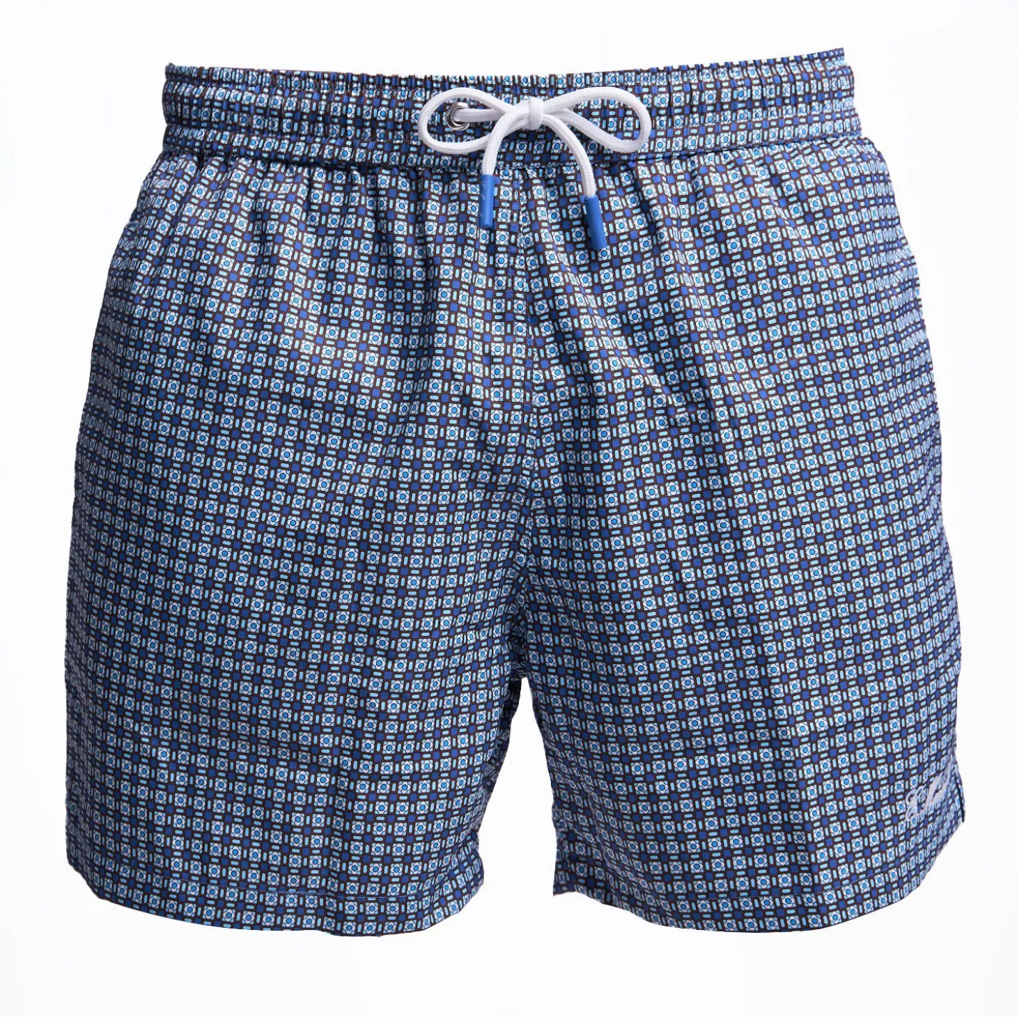 Bluette Swim Short - Large Flower Pattern