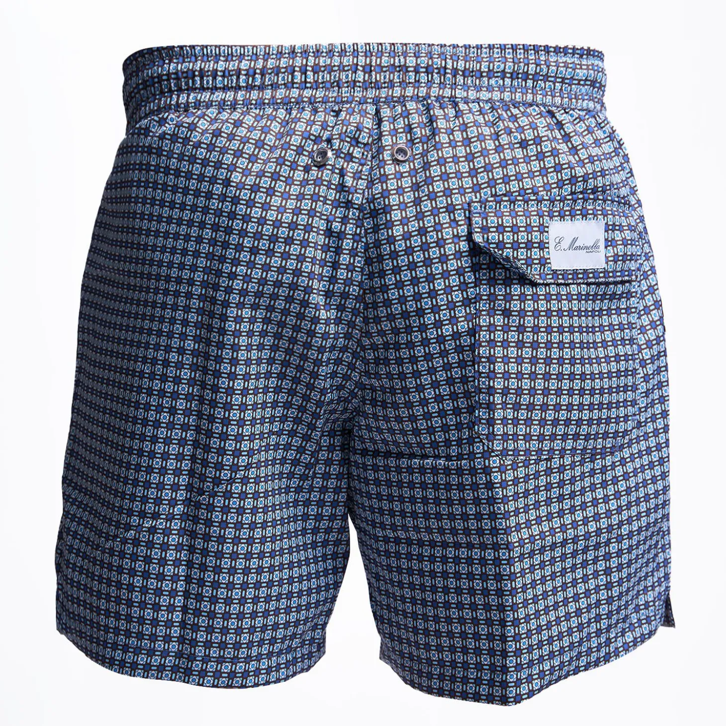 Bluette Swim Short - Large Flower Pattern