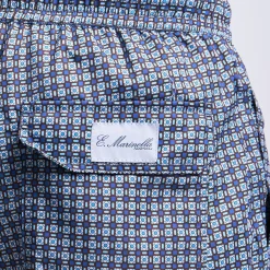 Bluette Swim Short - Large Flower Pattern