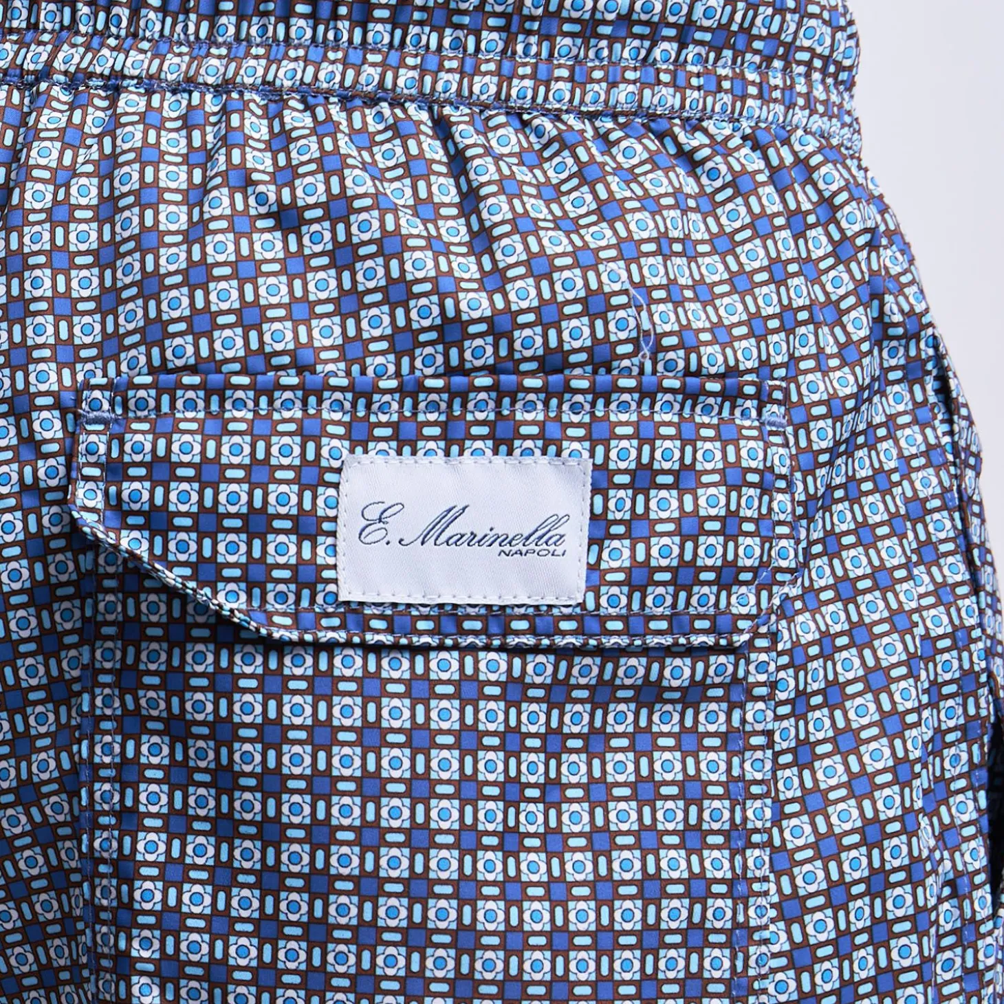 Bluette Swim Short - Large Flower Pattern