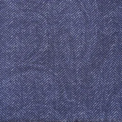 Blue Wool Stole - Paisley Pattern