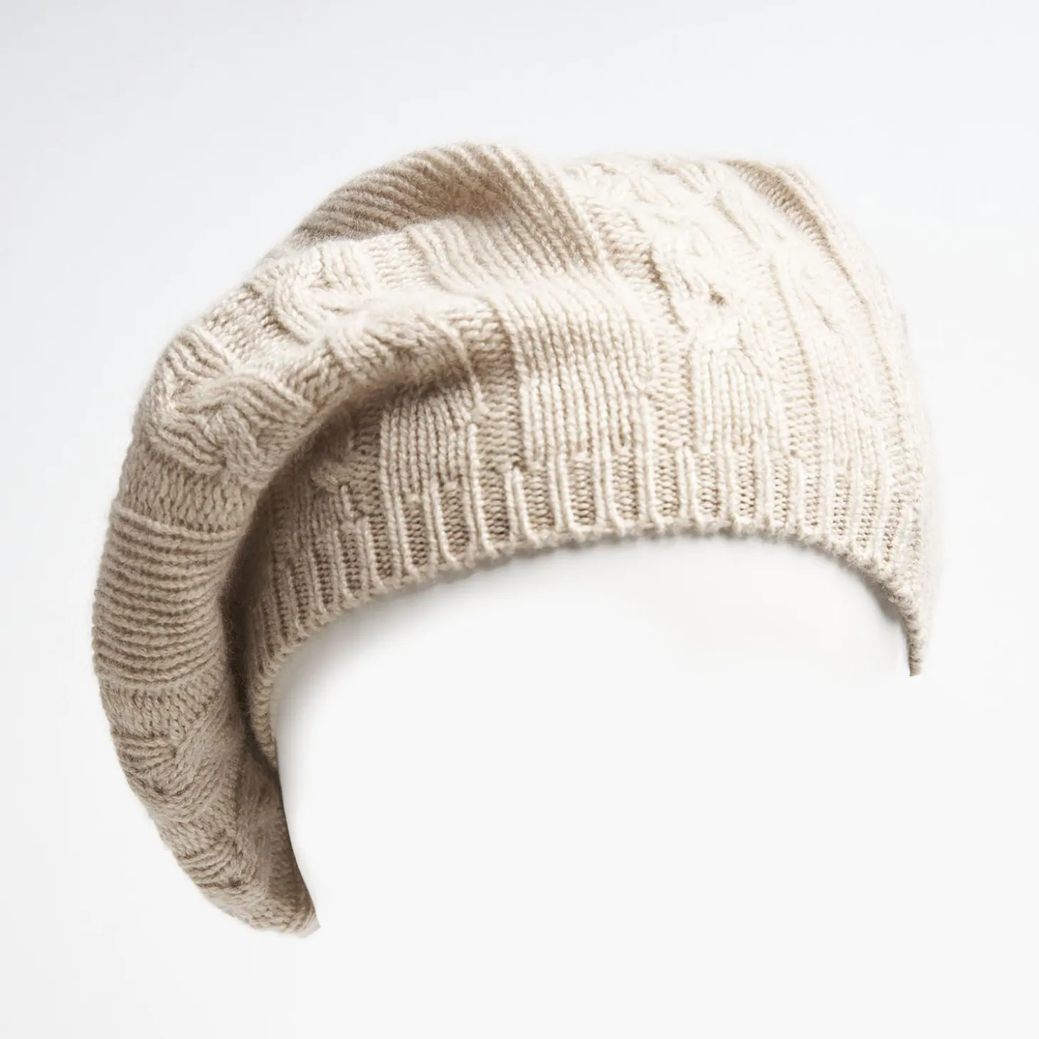Braided Basque In Beige Cashmere