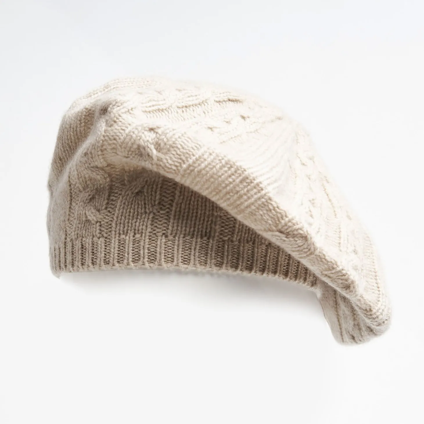 Braided Basque In Beige Cashmere
