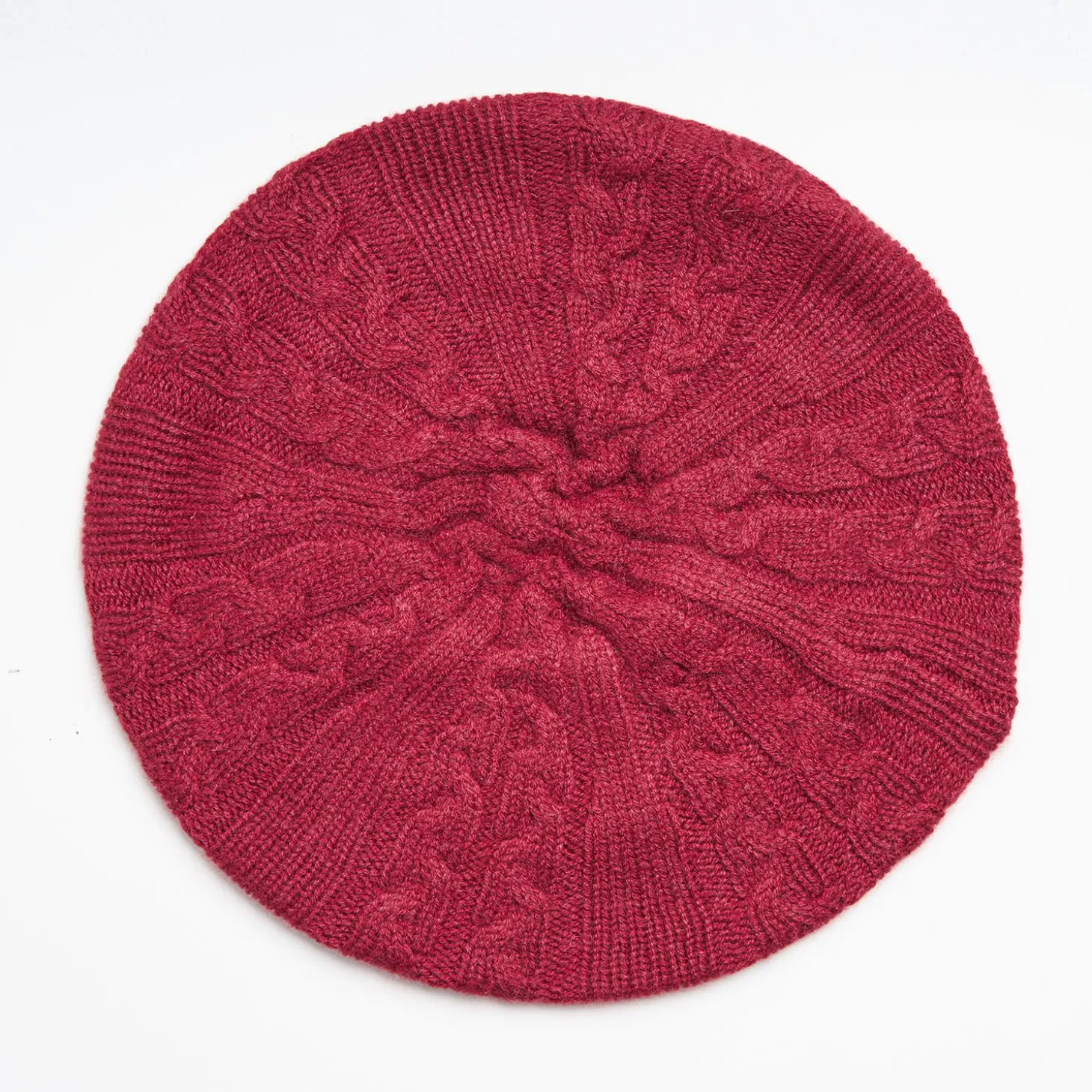 Braided Basque In Burgundy Cashmere