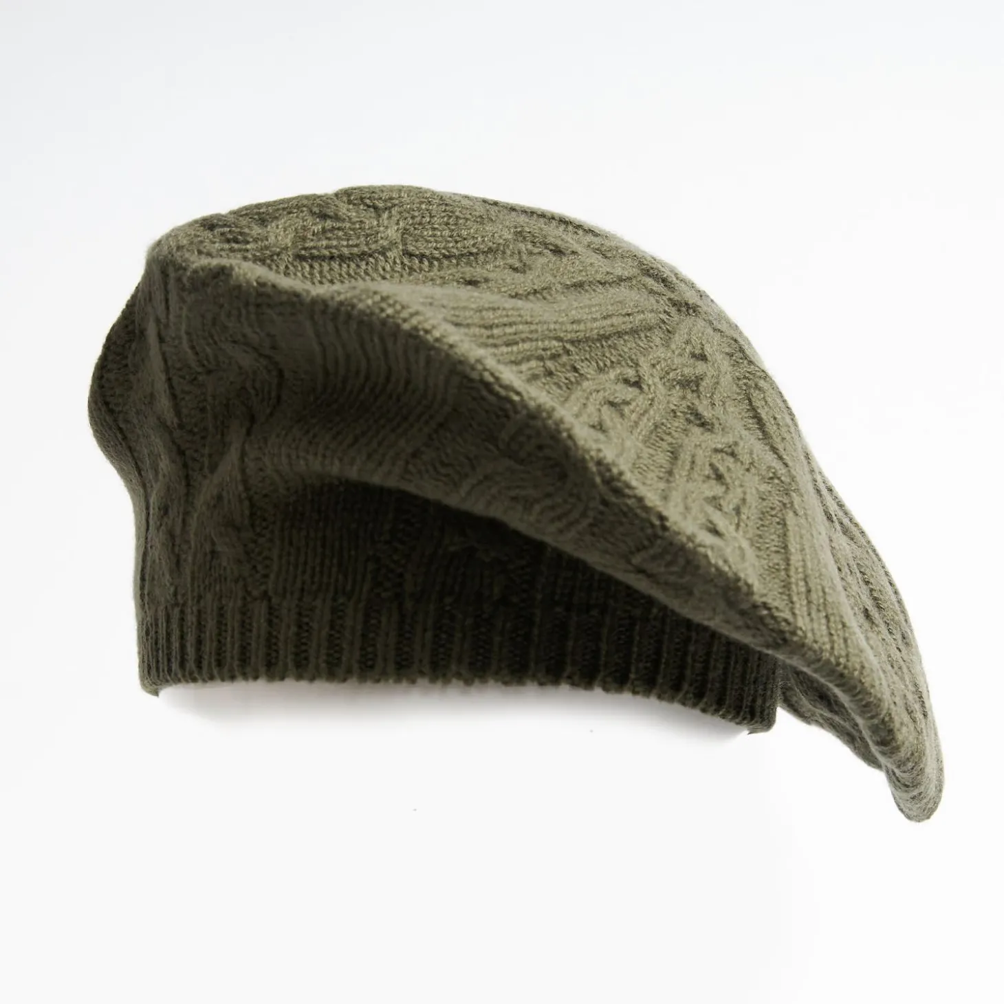 Braided Basque In Dark Green Cashmere