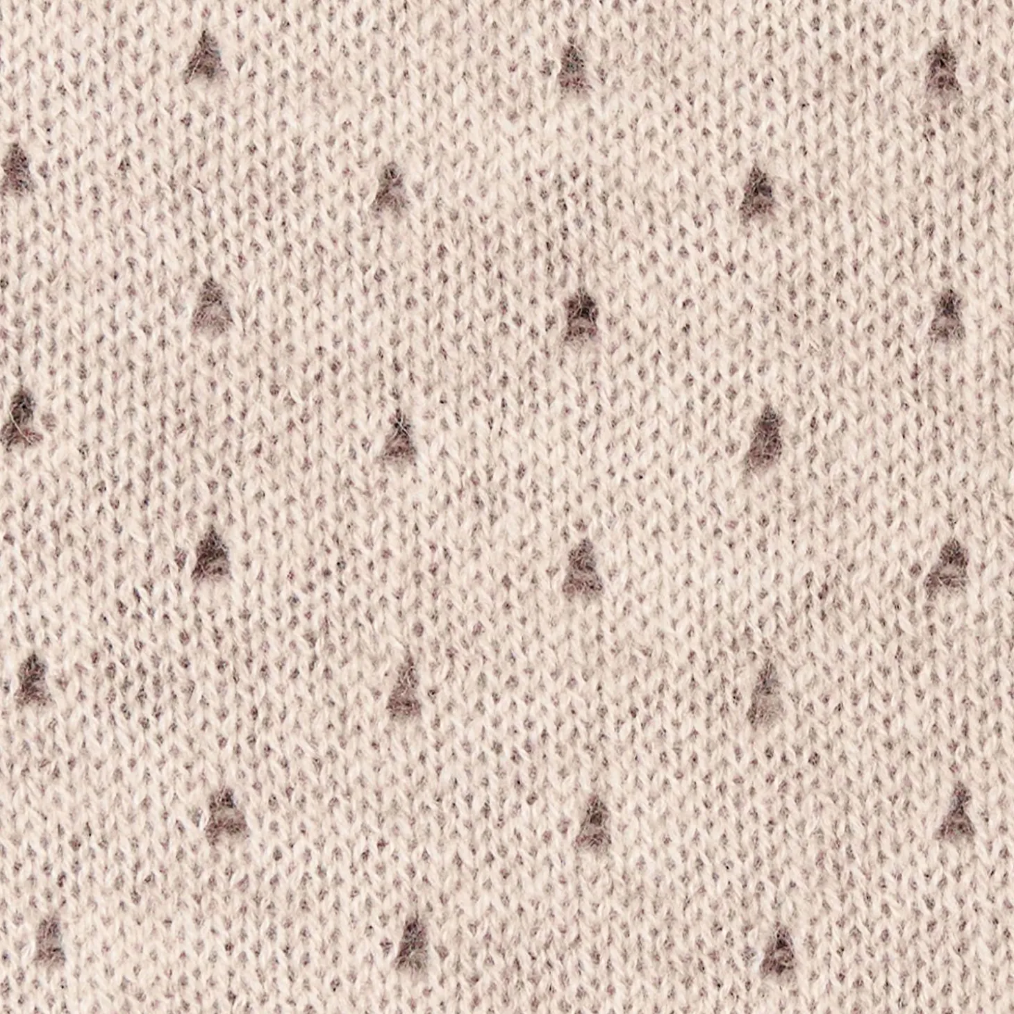 Brown And Beige Dots Cashmere Neck Warmer