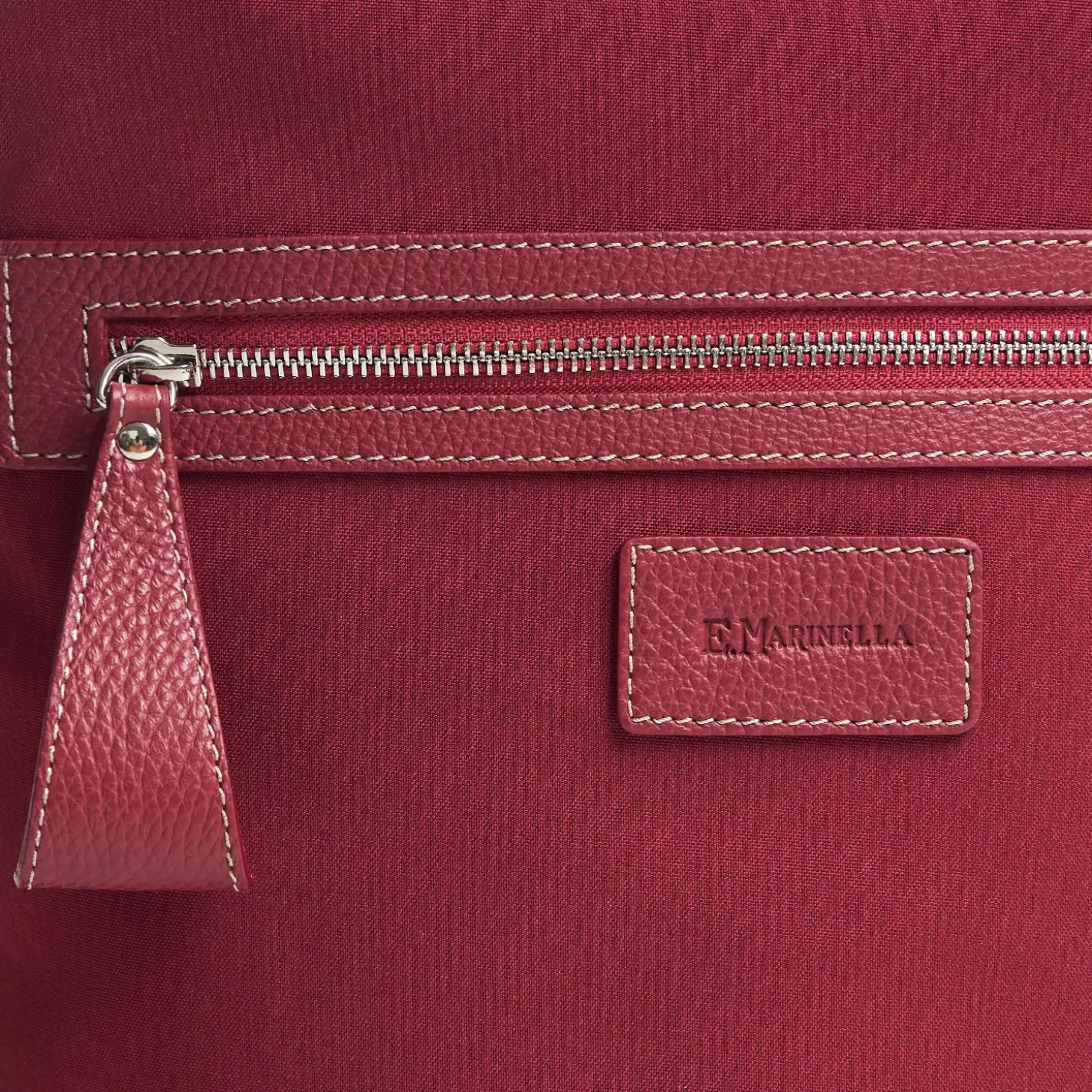 Burgubdy Gian Beach Bag
