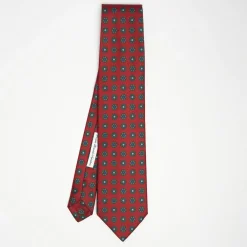 Burgundy Archivio Collection Silk Tie 1952_08
