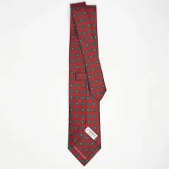 Burgundy Archivio Collection Silk Tie 1952_08