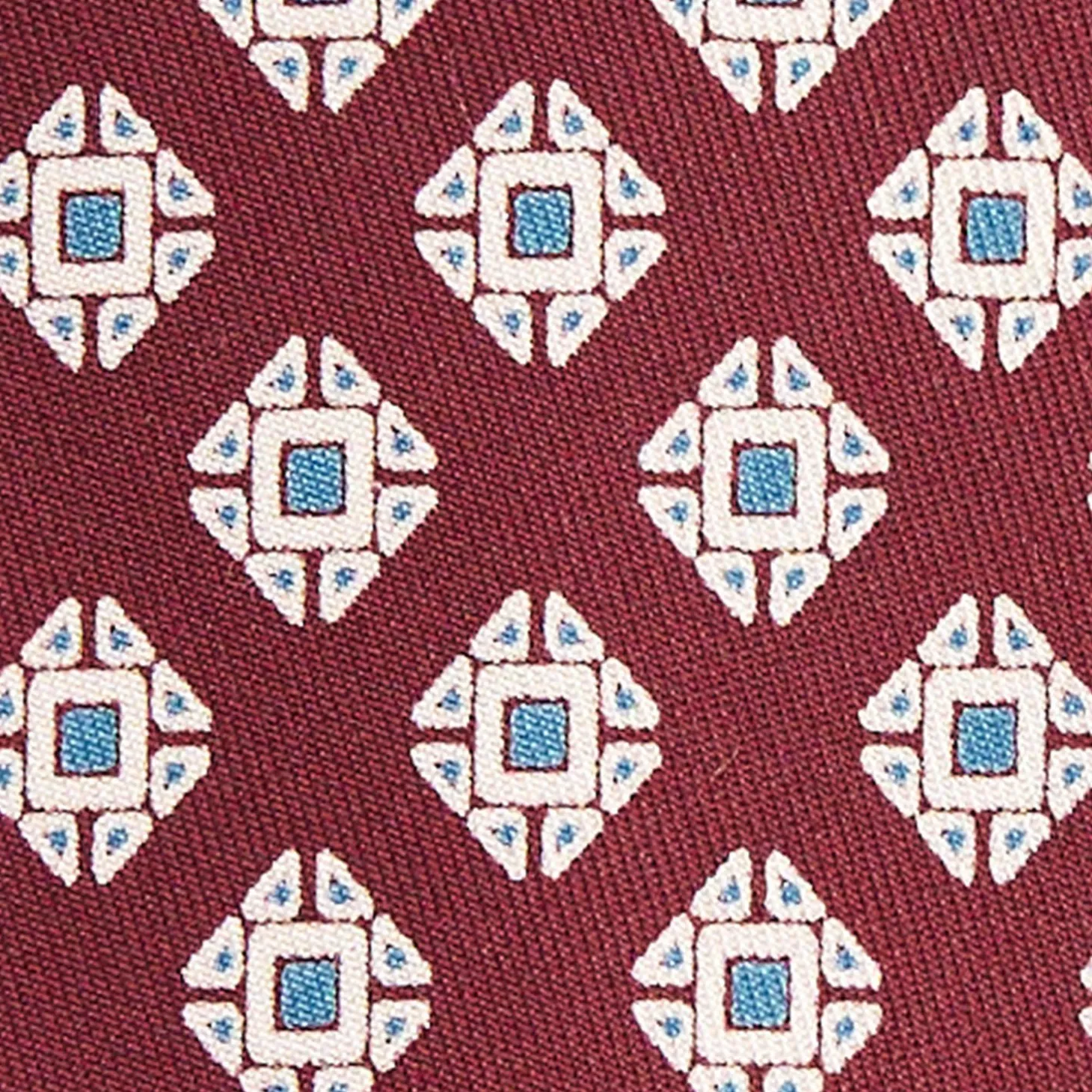 Burgundy Archivio Collection Silk Tie 1948-03