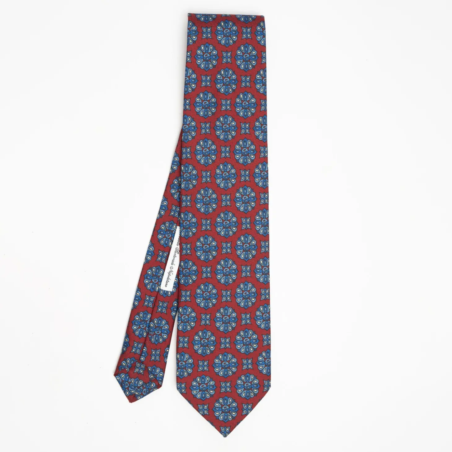 Burgundy Archivio Collection Silk Tie 1946-02