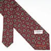 Burgundy Archivio Collection Silk Tie 1932-05