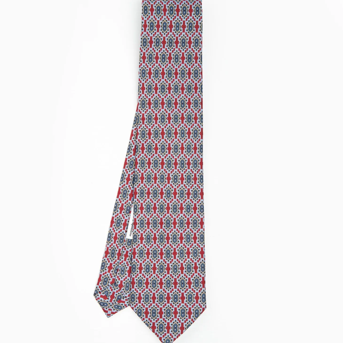 Burgundy Archivio Collection Silk Tie 1986-03
